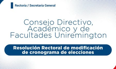 Consejo Directivo, Académico y de Facultades Modificación del cronograma de elecciones