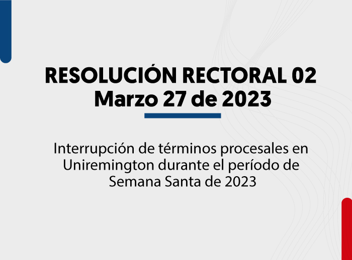 Resolución rectoral