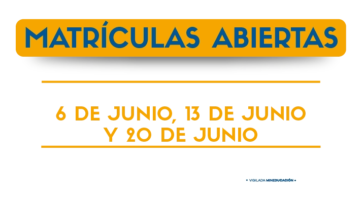 Matrículas abiertas