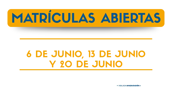 Matrículas abiertas