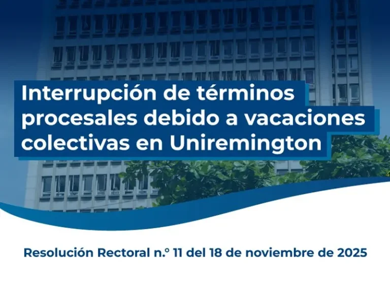 Cese de actividades e interrupción de términos procesales