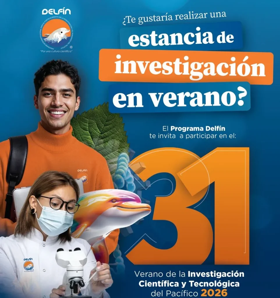Delfín convoca a Verano de investigación científica - 2026