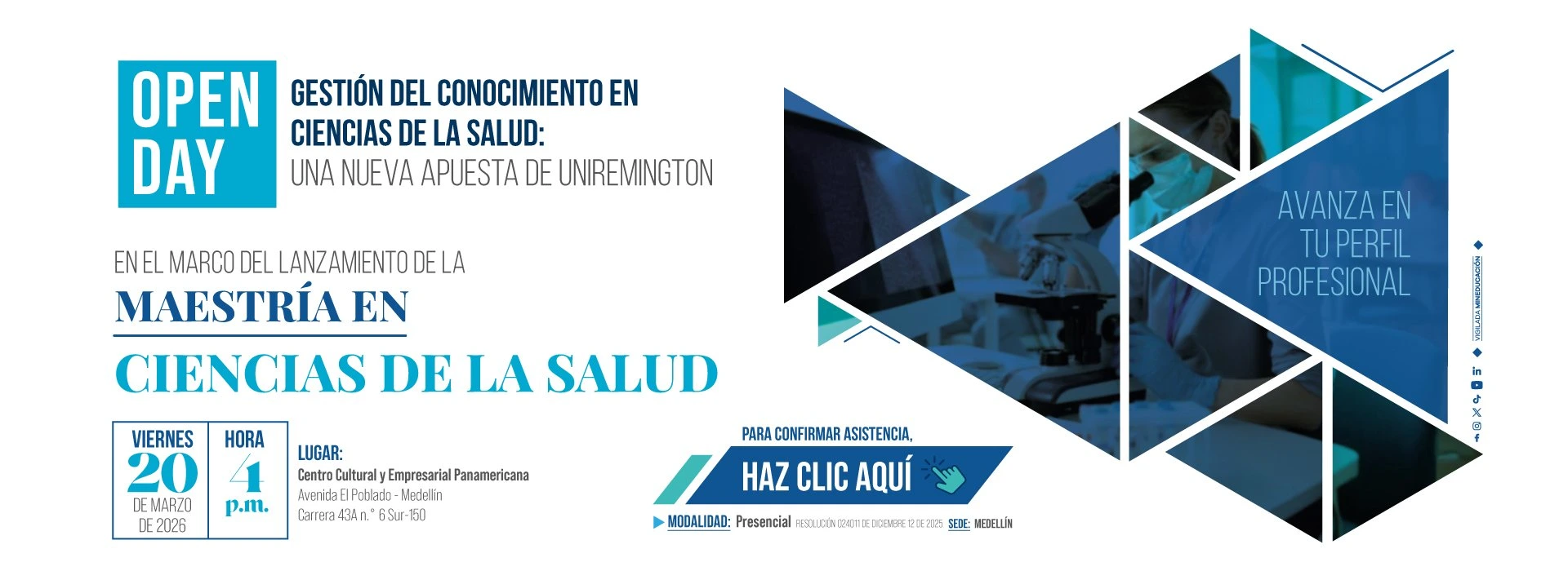Lanzamiento maestría Ciencias de la Salud