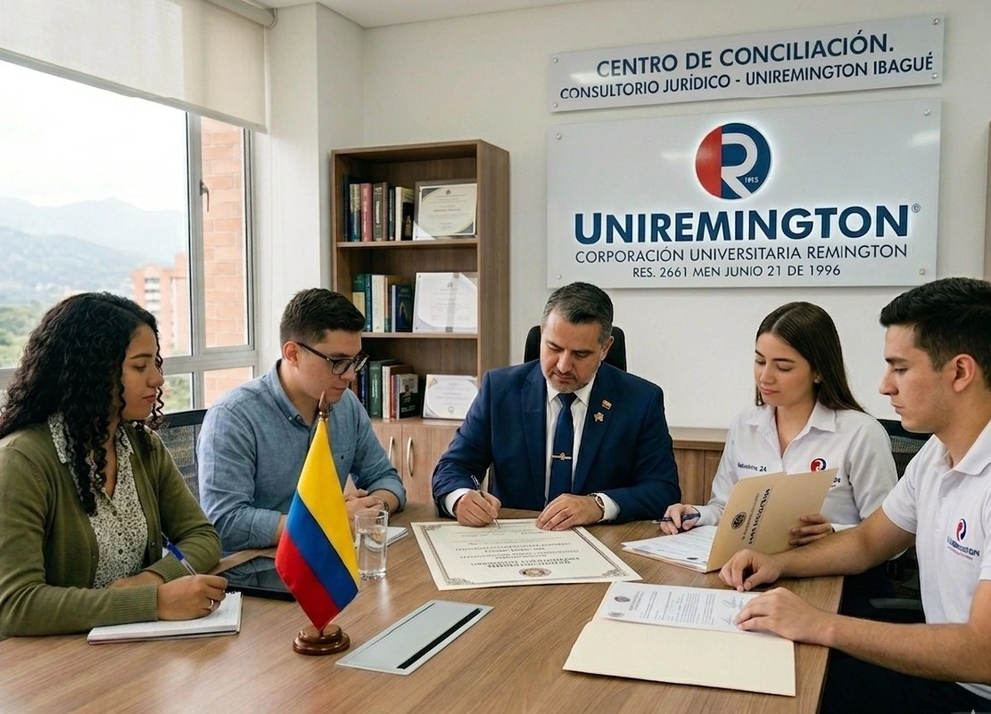 Centro de conciliación en Uniremington Ibagué.