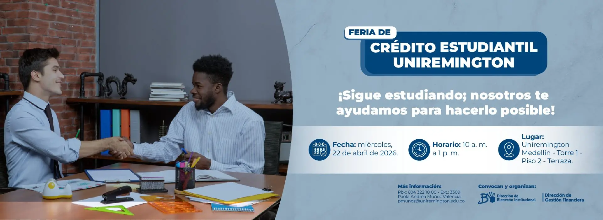 Feria de Crédito Estudiantil Uniremington 2026