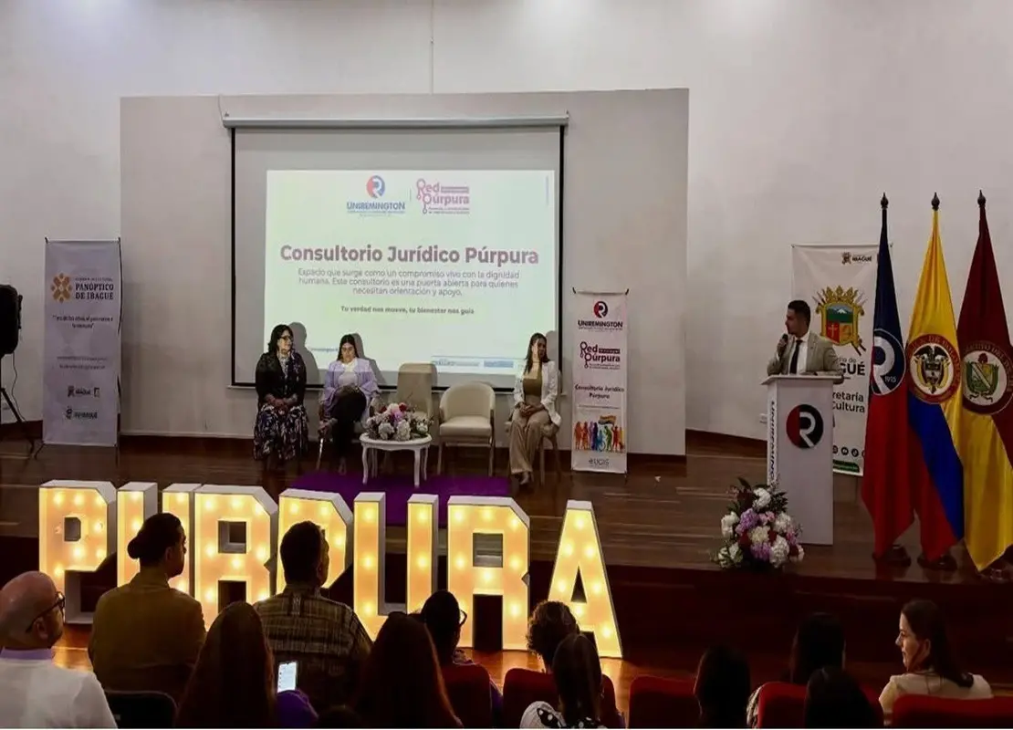 Uniremington Ibagué presentó el Consultorio Jurídico Púrpura