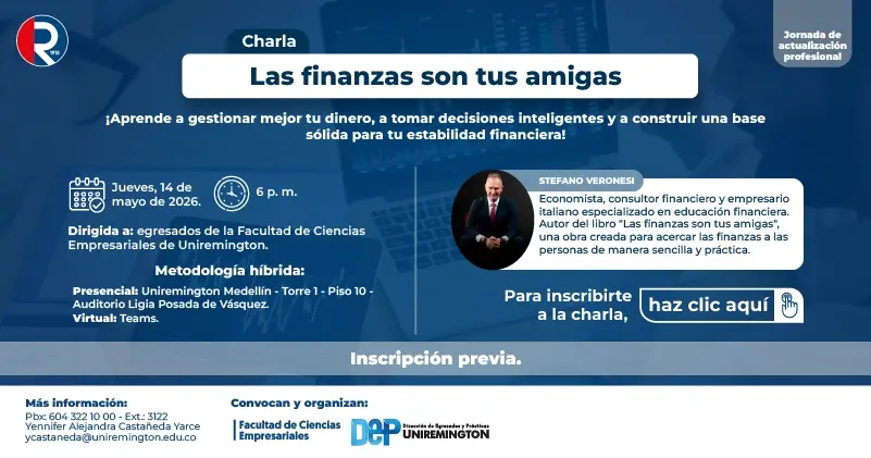 Las finanzas son tus amigas - Jornada de actualización profesional