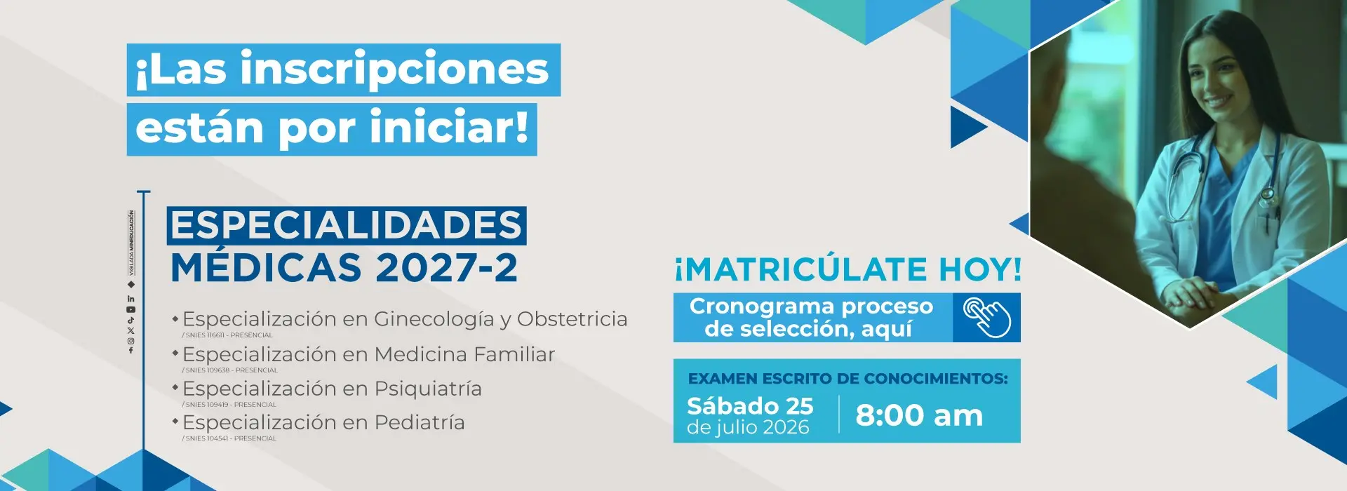 Convocatoria Médico Quirúrgicas