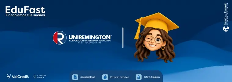Convenio Valcredit EduFast con la Corporación Universitaria Remington