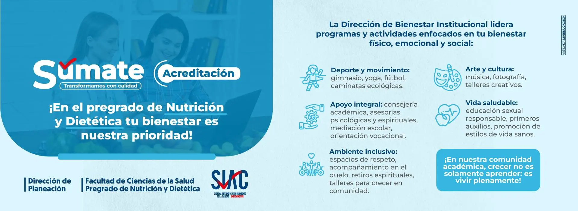 Pregrado en Nutrición y Dietética