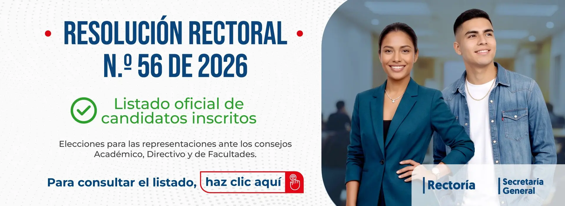 Listado oficial de candidatos 2026